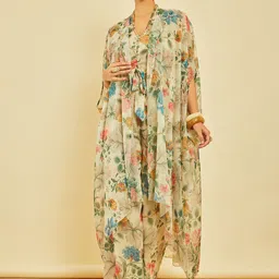 Soch Floral Printed Co-Ord Set-image-2