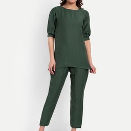 FABDYOR Round Neck Tunic With Trousers-picture-22