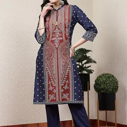 Nayam By Lakshita Floral Printed Regular Kurta with Palazzos-picture-13
