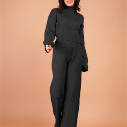 Boholyfe Midnight Muse High Neck Top With Trousers Co-Ords-image-27