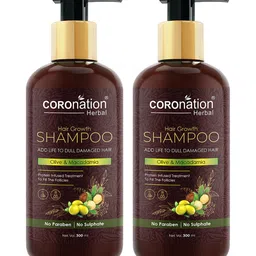 COROnation Herbal Set of 2 Olive & Macadamia Hair Growth Shampoo 300 ml Each-50
