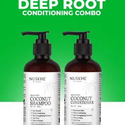 Nuskhe by Paras Set Of 2 Deep Root Conditioning Coconut Shampoo & Coconut Conditioner 400ml-19