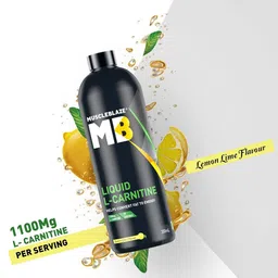 MuscleBlaze Liquid L-Carnitine Helps Convert Fat Into Energy - Lemon Lime Flavour - 300ml-28