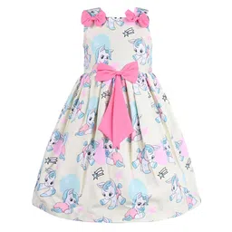 Wish Karo Print Satin Fit & Flare Dress-picture-39
