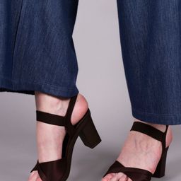 sneakers villa Open Toe Block Heels-39
