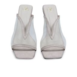 Sana K Luxurious Footwear Textured Block Mules-11