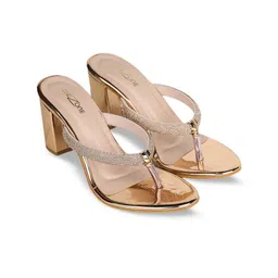 Shezone Embellished Block Heels image 2