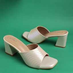 ICONICS Textured Block Heels-16
