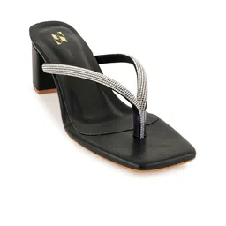ZENVO Embellished Block Heels-49