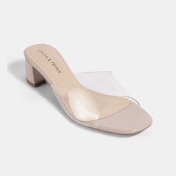 LEMON & PEPPER Open Toe Block Heels-16