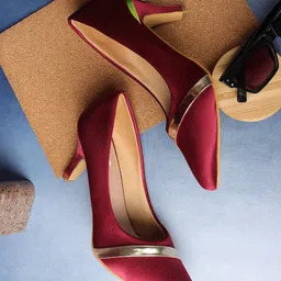 ELLE Pointed Toe Pumps Kitten Heels-18