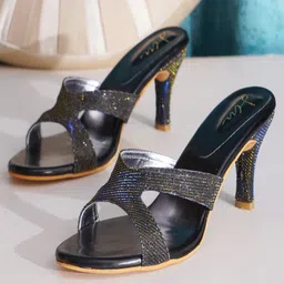 JM Looks Embellished Block Pumps-14