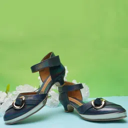 BAESD Girls Textured Kitten Heel Pumps-image-35