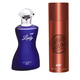 CFS Lady EDP Long Lasting Perfume & Certified Brown Deodorant Body Spray-100ml+200ml-23