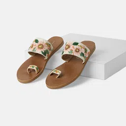 Forever Glam by Pantaloons Women Embroidered One Toe Flats-39