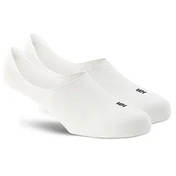 SockSoho Men White Solid Combed Cotton Shoe Liners-49