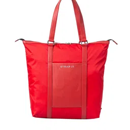 STRAP IT Women Red Backpack Cum Tote Bag-44