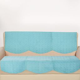 RRC Turquoise Blue 6 Pieces Sofa Covers-picture-23