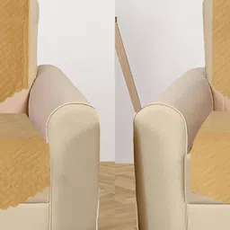 RRC Beige 8 Pieces 4 Seater Velvet Sofa Cover-picture-8