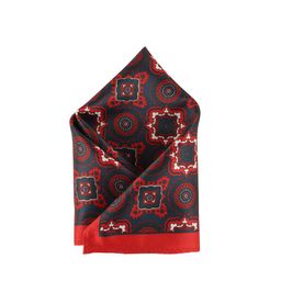 Alvaro Castagnino Men Maroon & Black Printed Pocket Square-image-57