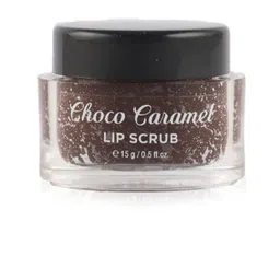 ANOUR Choco Caramel Lip Scrub with Jojoba Oil & Shea Butter for Soft & Smooth Lips - 15g-1