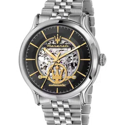 Maserati Men Stainless Steel Bracelet Style Straps Analogue Automatic Motion Powered Watch-54