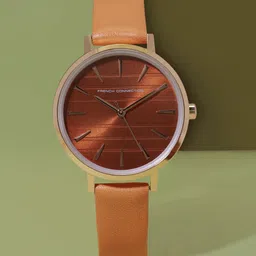 French Connection Women Round Analogue Watch FCN00069B-77