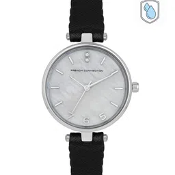 French Connection Women White Dial & Black Leather Straps Analogue Watch FC27S-image-71