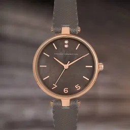 French Connection Women Brown Dial & Brown Leather Straps Analogue Watch FC27E-image-70