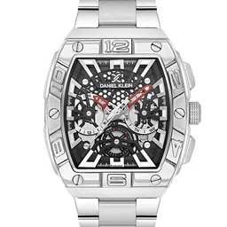 Daniel Klein Men Embellished Dial & Bracelet Style Straps Analogue Watch DK.1.13756-1-21