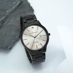 GIORDANO Men Stainless Steel Bracelet Style Straps Analogue Watch GZ-50101-22-58