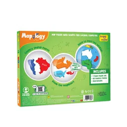Imagimake Kids 1 Foam Puzzle Set & 65 Country Pieces Learning and Development Toys-57