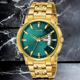 WATCHSTAR Men Dial & Stainless Steel Straps Analogue Watch DD Gold GreenANNM-image-77