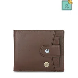 WildHorn Men Brown Solid RFID Protected Genuine Leather Two Fold Wallet-15