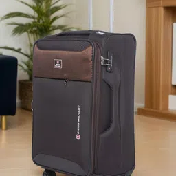 SWISS MILITARY Platinum Large Soft-Sided 360-Degree Rotation Trolley Bag- 118 L-32
