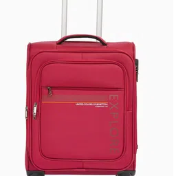 United Colors of Benetton Unisex Garret Printed Soft-Sided Cabin Trolley Bag 58cm-9
