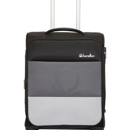 United Colors of Benetton Archimedes Colourblocked Cabin Trolley Bag-16