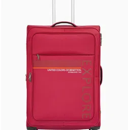 United Colors of Benetton Garret Printed Soft-Sided Large Trolley Bag-image-101