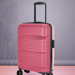 Nasher Miles Hard-Sided Colourblocked Trolley Bag-11
