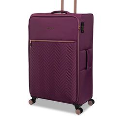 IT luggage Textured Soft-Sided Large Trolley Suitcase-48