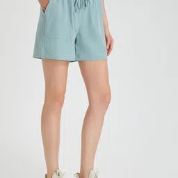 JC Collection Women Antimicrobial Casual Shorts-image-80