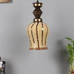 foziq Black & Yellow Textured Contemporary Ceiling Lamp-image-60