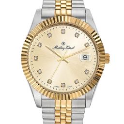 Mathey-Tissot Swiss Made Analog Gold Dial Men's Watch - H710BDI-21
