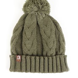 Bharatasya Kids Olive Green Acrylic Beanie-35