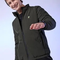 The Indian Garage Co Mock Collar Bomber Jacket-picture-6