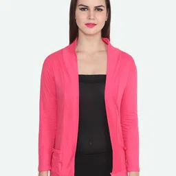 TEEMOODS Women Monochrome Shrug-43