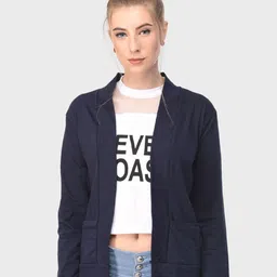 TEEMOODS Women Monochrome Shrug-40
