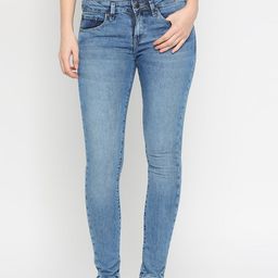 SPYKAR Women Mid-Rise Super Skinny Fit Light Fade Stretchable Jeans-picture-49
