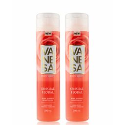 Vanesa Pack of 2 Sensual Floral of Rose, Jasmine & Waterlily Body Wash 400 ml-image-27