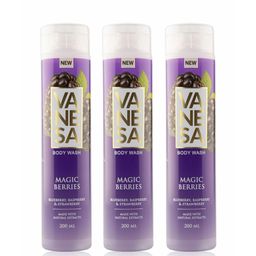 Vanesa Pack of 3 Magic Berries of Blueberry, Raspberry and Strawberry Body Wash 600 ml-image-63